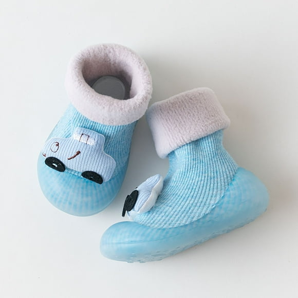 NOKIO Winter Baby Floor Socks Shoes Non-Sli𝗉 Soft Bottom Warm Toddler Indoor Shoes Thermal Insulated Socks for Cold Weather Comfort