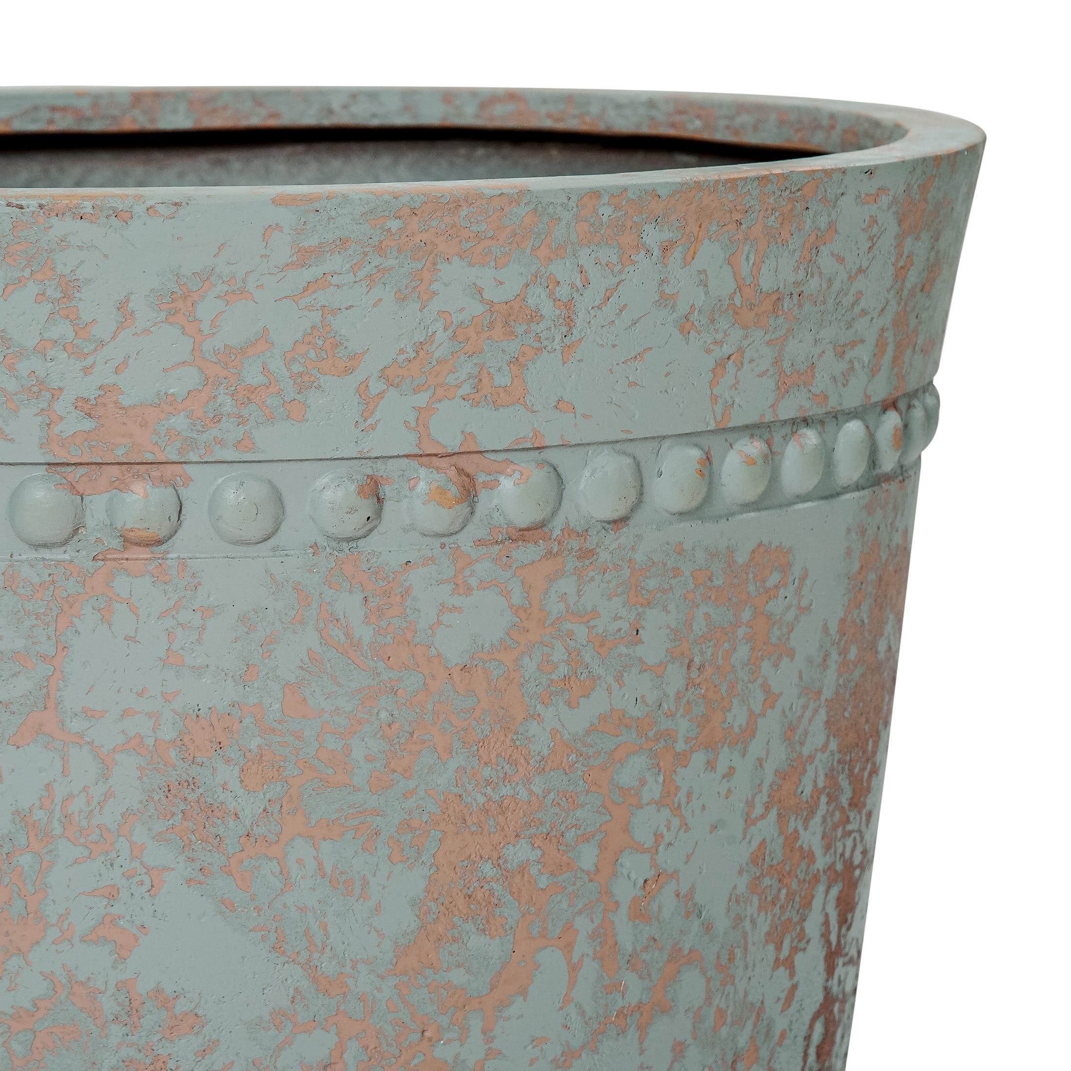 Christopher Knight Home 21.6" Outdoor Urn Planter for Garden, Polyresin Stone Look, Antique Gray