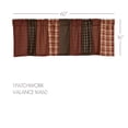 thumbnail image 6 of VHC Brands, Beckham, Cotton, 16x60, Patchwork Valance, Red, 6 of 6