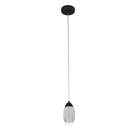 Bethel International LED Pendant in Matte Black Color