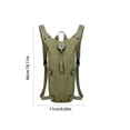 thumbnail image 3 of Rewenti Hydration Backpack 3L Water Bladder Lightweight Water Backpack for Hiking Cycling Running Camping Leakproof Green, 3 of 6
