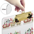 thumbnail image 4 of FMSHPON Christmas Gnome Xmas Train Clipboard Hardboard Wood Nursing Clip Board and Pull for Standard A4 Letter 13x9 inches, 4 of 5