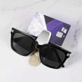 thumbnail image 4 of SZTXJ (2 Pack Beige)Car Glasses Holder Universal, Car Visor Sunglasses Clip Leather Eyeglasses and Ticket Card Holder Clip, 4 of 4