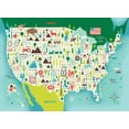 thumbnail image 3 of Lucky Puzzles 'Road Trip' - 1000 Piece Jigsaw Puzzle | Explore America's Iconic Landmarks | Travel-Themed Adventure Puzzle | Made in USA, 3 of 11