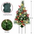 thumbnail image 4 of Billuyoard Decoraciones navideñas para interiores y exteriores con luces LED incorporadas, árboles de Navidad para exteriores para patio Kits de decoración para fiestas, 4 of 6