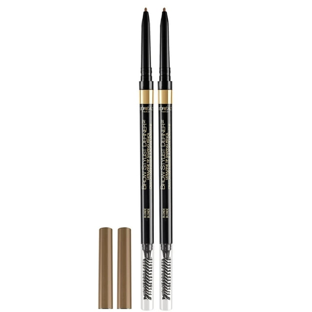 Lápiz de cejas L'Oreal Paris Brow Stylist Definer Blonde x2