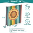 thumbnail image 3 of FORMRS 3 Ring Binder 1.5 inch with Pockets Clip Board 200 Sheets Capacity, Colorful Stripes, 3 of 8