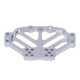 thumbnail image 1 of CNC Pull Rod Base Metal Pull Rod Base Seat Aluminium Alloy Pull Rod Mount for Tamiya 1/10 CR 01 RC Car Silver, 1 of 4