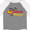 thumbnail image 4 of Inktastic My First Cinco de Mayo with colorful flower Boys or Girls Long Sleeve Baby Bodysuit, 4 of 5