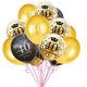 thumbnail image 5 of Cheer 40 Black Gold Balloon Happy Birthday 40 Years Balloons 40th Birthday Party Decoration Adults Foil Latex Baloon 40 Birthday, 5 of 5
