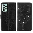 thumbnail image 6 of Dteck Wallet Case For Samsung Galaxy A53 5G 6.5 inch,Luxury Diamond Embossed Butterfly PU Leather Flip Folio Card Slots Holder Shockproof TPU Full Body Protection Cover.For Samsung Galaxy A53 5G,Black, 6 of 6