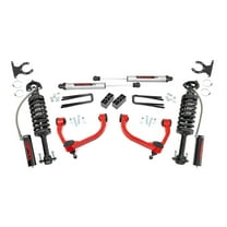 Rough Country 3" Vertex Lift Kit w/V2 Shocks for 14-20 Ford F-150 4WD - 54557RED