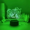thumbnail image 4 of Motocicletas LED 3D que cambian de color con luz nocturna para niños, 4 of 5