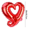 thumbnail image 2 of YIMWNYI 18 Inch Heart-Shaped Aluminum Foil Balloons - Wedding and Valentine's Day Decorations, Durable and Lightweight Party Balloons, Set of 4, 2 of 5