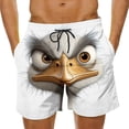 thumbnail image 2 of Gamivast Swim Trunks for Men Funny Graphic Swim Shorts Beach Shorts Quick Dry Lightweight Drawstring Summer Swimwear with Pockets Novelty Design, 2 of 6