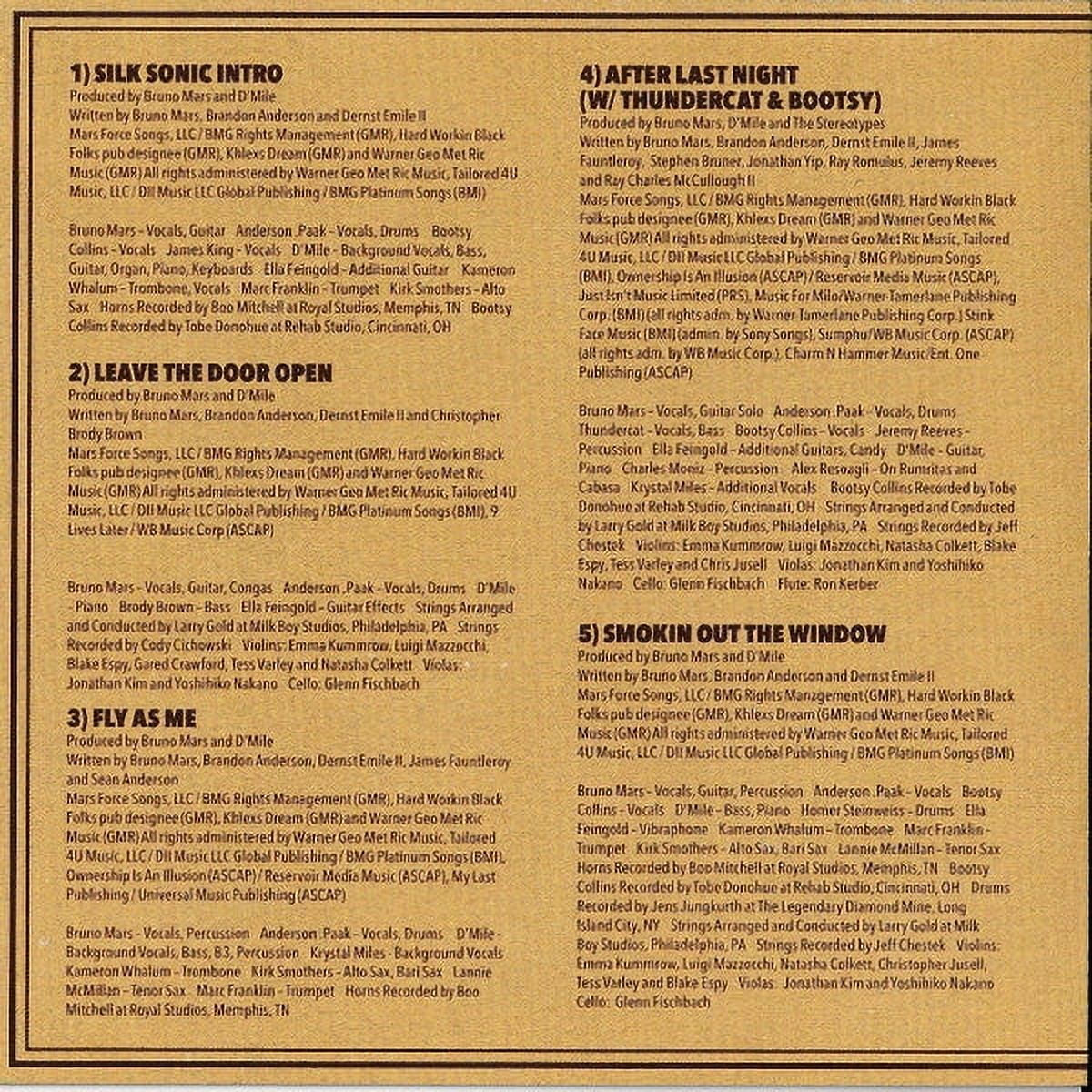 Bruno Mars An Evening With Silk Sonic Vinyl
