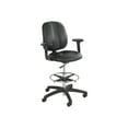 thumbnail image 2 of Safco Apprentice II Extended Height Vinyl Drafting Chair in Black, 2 of 2