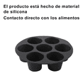 thumbnail image 2 of Molde De Silicón Para Pastel 7 Tazas Antiadherente Xtellar Negro, 2 of 3
