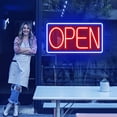 thumbnail image 2 of Open Signs for Business Ultra Bright LED Neon Open Signs 22 Inch Plug In Electric Light Up Open Sign with ON/OFF Switch for Business Florists Bar Salon Cafes Restaurant Pubs, 2 of 4