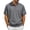 Mens Shirts Gray, variant on Mens Casual Business Tops Crochet Stitch Lapel Short Sleeve Golf Tees Wedding Work Shirt Fathers Gift