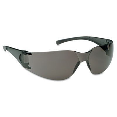 Jackson Safety 25631 V10 Element Safety Eyewear, Smoke Polycarbonate Uncoated Lenses, 1.824" x 5.675", Black