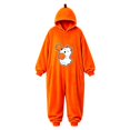thumbnail image 3 of Curuila Toddler Child Halloween Jumpsuit Hooded Hallowmas Pumpkin Fleece Pajamas For Girsl Boys Party Fashion Homewear Jumpsuit Size 4-5 Years, 3 of 5