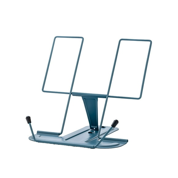 Metal Reading Stand Foldable Portable Book Holder for Books Tablets Music Scores 7.1 in x 6.1 in x 6.1 in Adjustable Angle