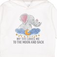 thumbnail image 3 of Inktastic My Titi Love Me to the Moon and Back Toddler Hoodie, 3 of 4
