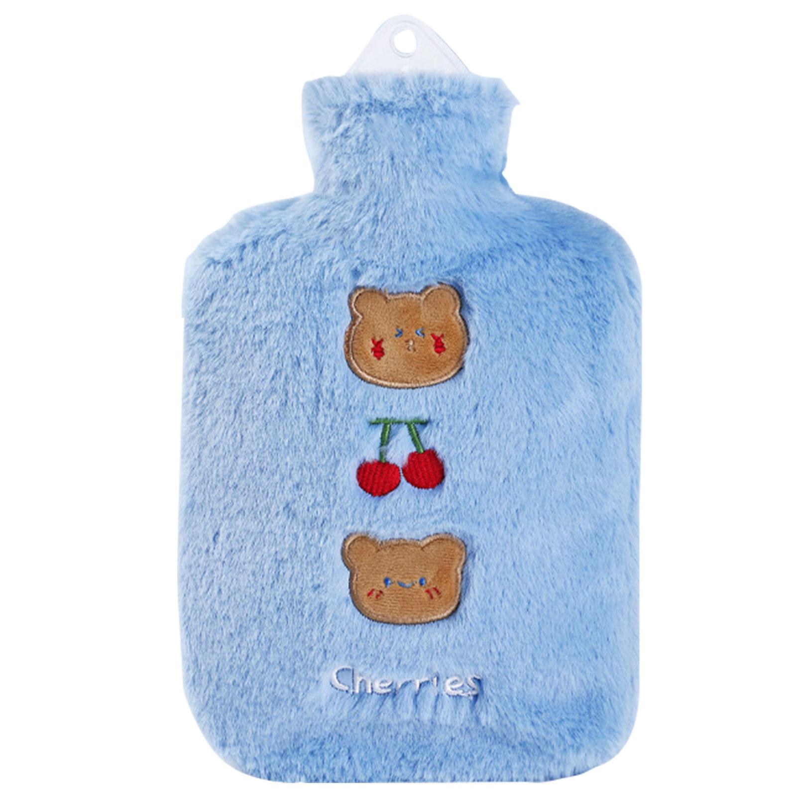 Hot Water Bottle Transparent Hot Bag with Soft Cover HighDensity PVC