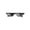 Black, variant on Pixel Sunglasses for Men, Vintage Mosaic Glasses, Groom & Best Man Wedding Photo Props, Bachelor Party Fashion Accessories