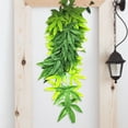 thumbnail image 3 of Yirtree Artificial Reptile Plants Lifelike Reptiles Terrarium Leaves Chameleon Cage Accessories Plant Amphibian Hanging Terrarium Fake Decor Plants for Reptiles Lizards Geckos Snake, 3 of 7