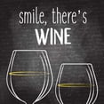 thumbnail image 2 of Allen, Kimberly 26x26 Gold Ornate Wood Framed with Double Matting Museum Art Print Titled - Smile Theres Wine, 2 of 4