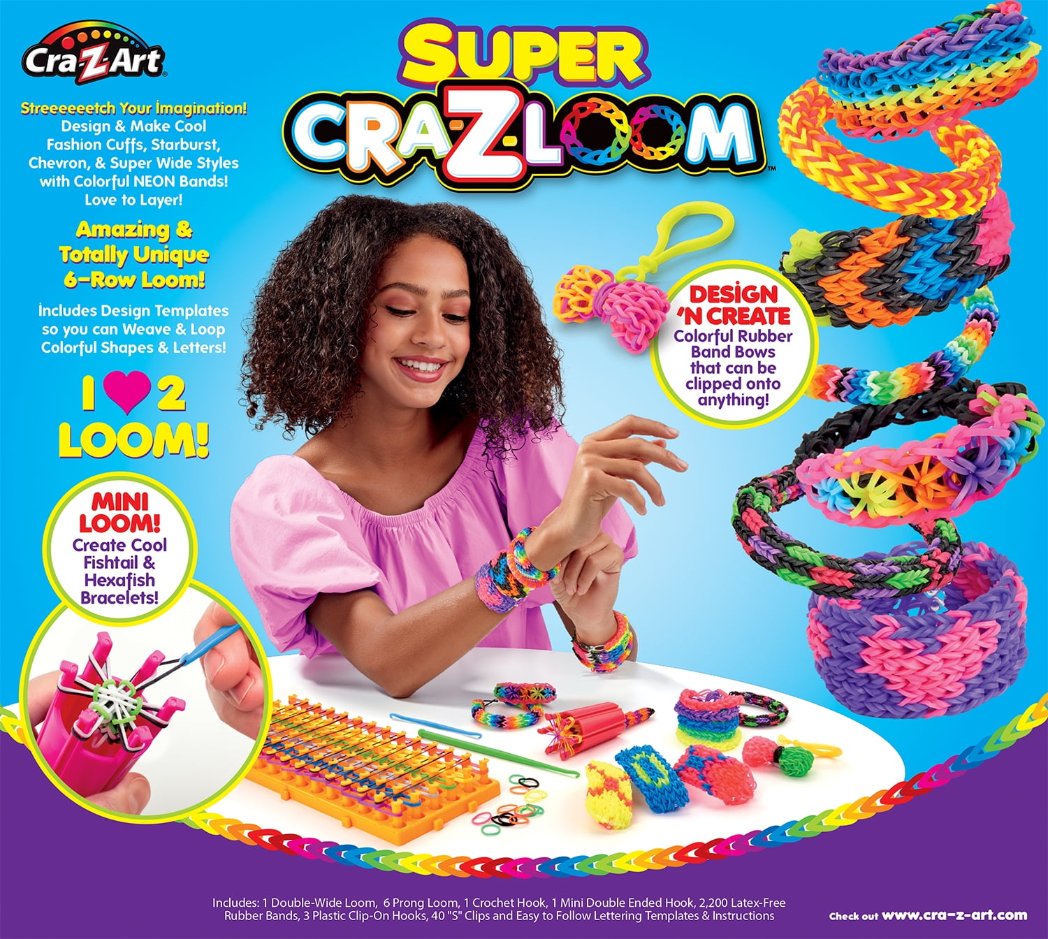 Cra-Z-Art Shimmer 'N Sparkle Super Cra-Z-Loom 