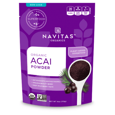 Navitas Organics Organic Acai Powder 4 oz - Pack of 3
