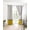 Yellow, variant on Geomrtic Yellow, Blackout Curtains 96 Inches Long for Bedroom, Abstract Stripes Patckwork Modern Art Thermal Insulated Room Darkening Black Out Window Curtain Panels Grommet Drapes for Living Room