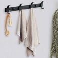 thumbnail image 4 of Heavy Duty Coat Rack Save Hanging Hook for Towel Umbrellas Hats 4 Hook, 4 of 8