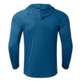 thumbnail image 4 of MHFRRA Sudadera Ligera con Capucha para Hombre, Estilo Informal de Verano, con Mangas Raglán, Transpirable, Cómoda y para Uso Diario Marina de guerra, 4 of 6