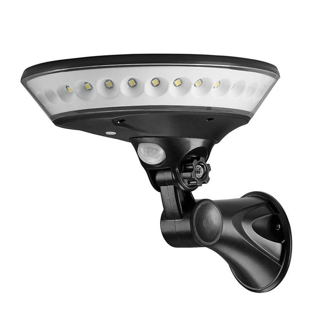 Billuyoard Luz solar al aire libre IP65 Lámpara de pared impermeable Luz de inducción de paisaje Iluminación de 360 grados 450 lm Iluminación y accesorios