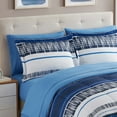 thumbnail image 3 of 7 Piece Mediterranean Bed in a Bag Comforter & Sheet Set Queen, 3 of 6