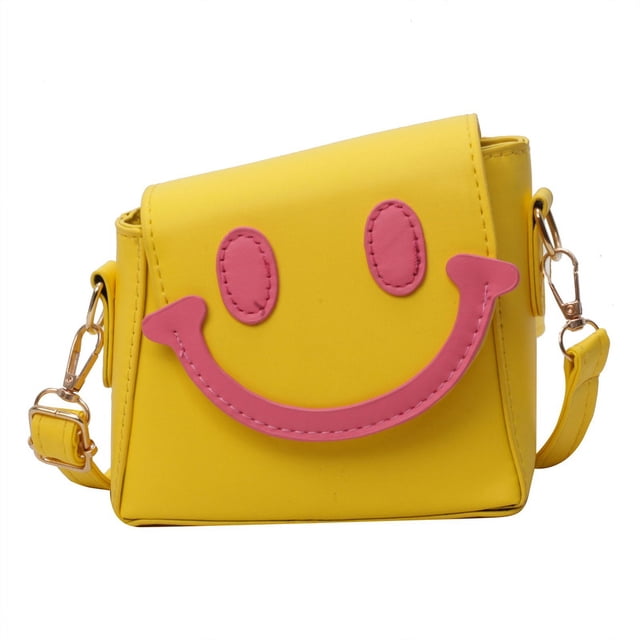 Monedero Con Cara para Mujer Bolso Diario Verano Color Contrastante Cuero PU