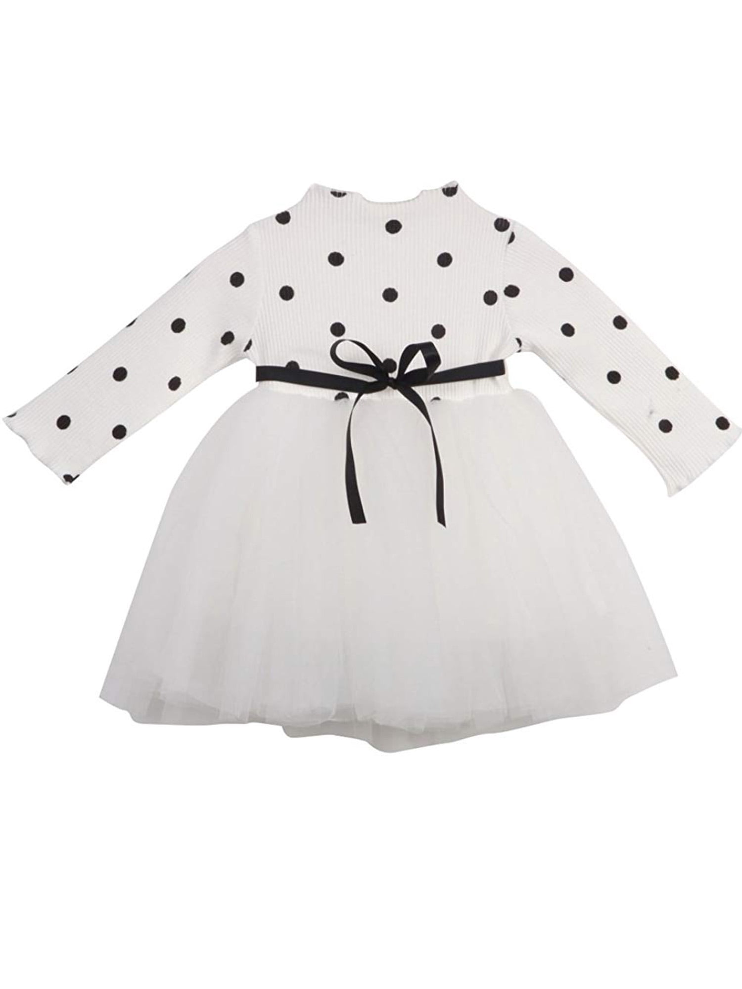 Toddler Baby Girl Floral Long Sleeve Party Yarn Gauze Princess Tutu Dresses Outfit Clothes Toddler Baby Girl Floral Long Sleeve Party Yarn Gauze Princess Tutu Dresses Outfit Clothes
