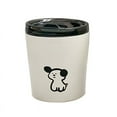 thumbnail image 2 of Taza térmica al vacío con tapa de acero inoxidable esmerilado, pequeña, con termo para café y agua, diseño de perrito, 240 ml, 2 of 14