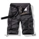 thumbnail image 2 of Pantalones cortos cargo recortados con bolsillos con botones y cremallera de camuflaje informal para hombre Pompotops  oipoqjl41380, 2 of 3