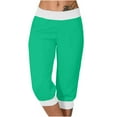 thumbnail image 2 of Ashirexll High Waisted Pants for Women, Womens Summer Pants, Loose Elastic Waist Outdoor Sports Pocket Yoga Sweatpants, 2 of 7