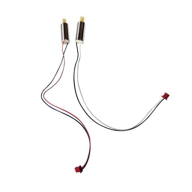 2 piezas de reparación de motor positivo negativo, piezas de repuesto de motor de drones RC para accesorios de cuadricóptero E88Pro E88