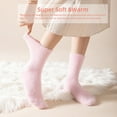 thumbnail image 5 of Women Furry Socks Soft Cozy Fluffy Slipper Socks Winter Warm Cute Mink Fleece Comfort Colored Sleeping Socks, 5 of 5