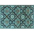 thumbnail image 1 of Ahgly Company Indoor Rectangle Persian Light Blue Traditional Area Rugs, 6' x 9', 1 of 4
