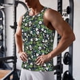 thumbnail image 5 of Cauagu Fun Panda Playing With Bamboo Leaves Print Men's Sleeveless Muscle Shirts,Tank Tops Quick Dry Workout Tank Top Gym Muscle Tee Fitness Bodybuilding T Shirt for Men-Medium, 5 of 7