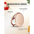 thumbnail image 4 of Gifts for Daughter, Personalized Compact Mirror, Unique Small Christmas Stocking Stuffers Gift for Her from Mom (Rose Gold), 4 of 6