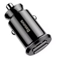 thumbnail image 1 of Cargador Para Auto 2 Entradas USB 3.1 Carga Rápida 5V Negro, 1 of 3